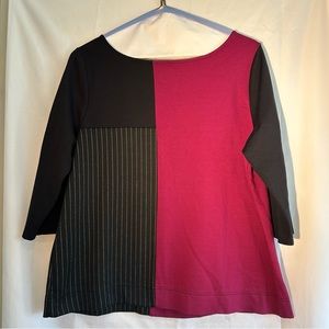 Lane Bryant size 14/16 color block top